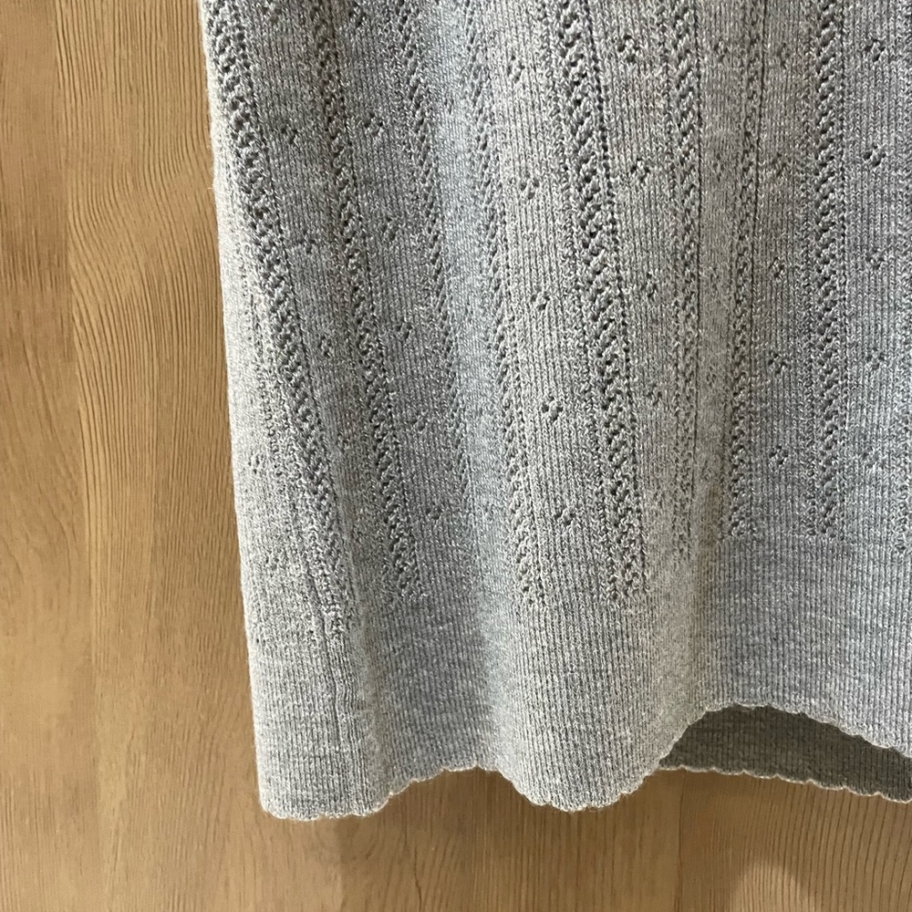 Miu Miu Light Gray Textured Camisole - Picture 3 of 7